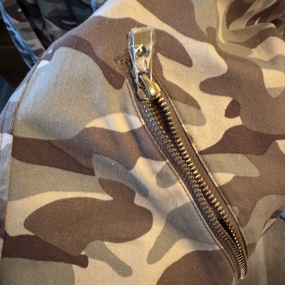NWOT Belle by Kim Gravel Camouflage Field Jacket - Size 1X - Picture 4 of 9